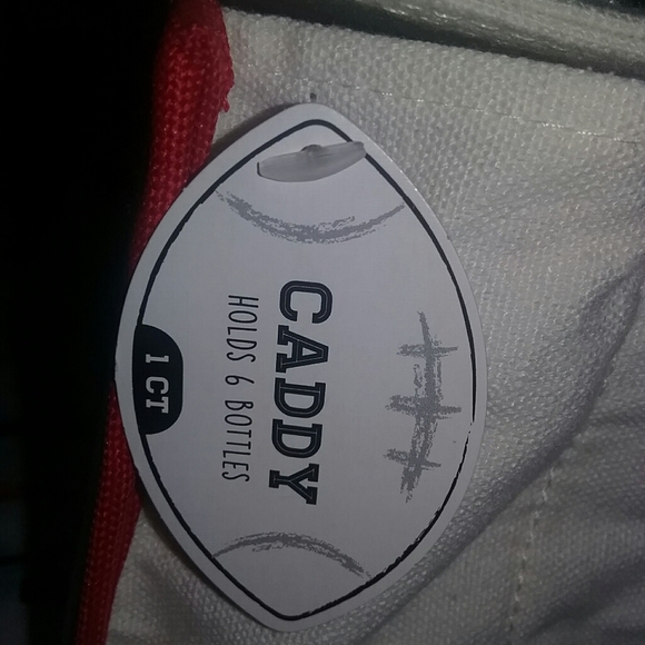 NWT Canvas Tailgating Bottle Caddy - Picture 4 of 5